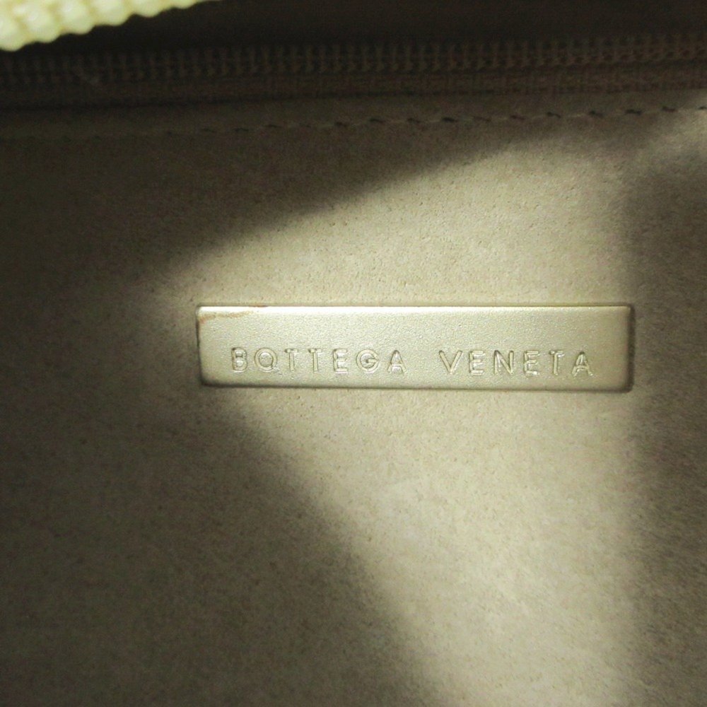 BOTTEGA VENETA Vintage Gold Leather Intrecciato Shoulder Bag - Picture 4 of 13